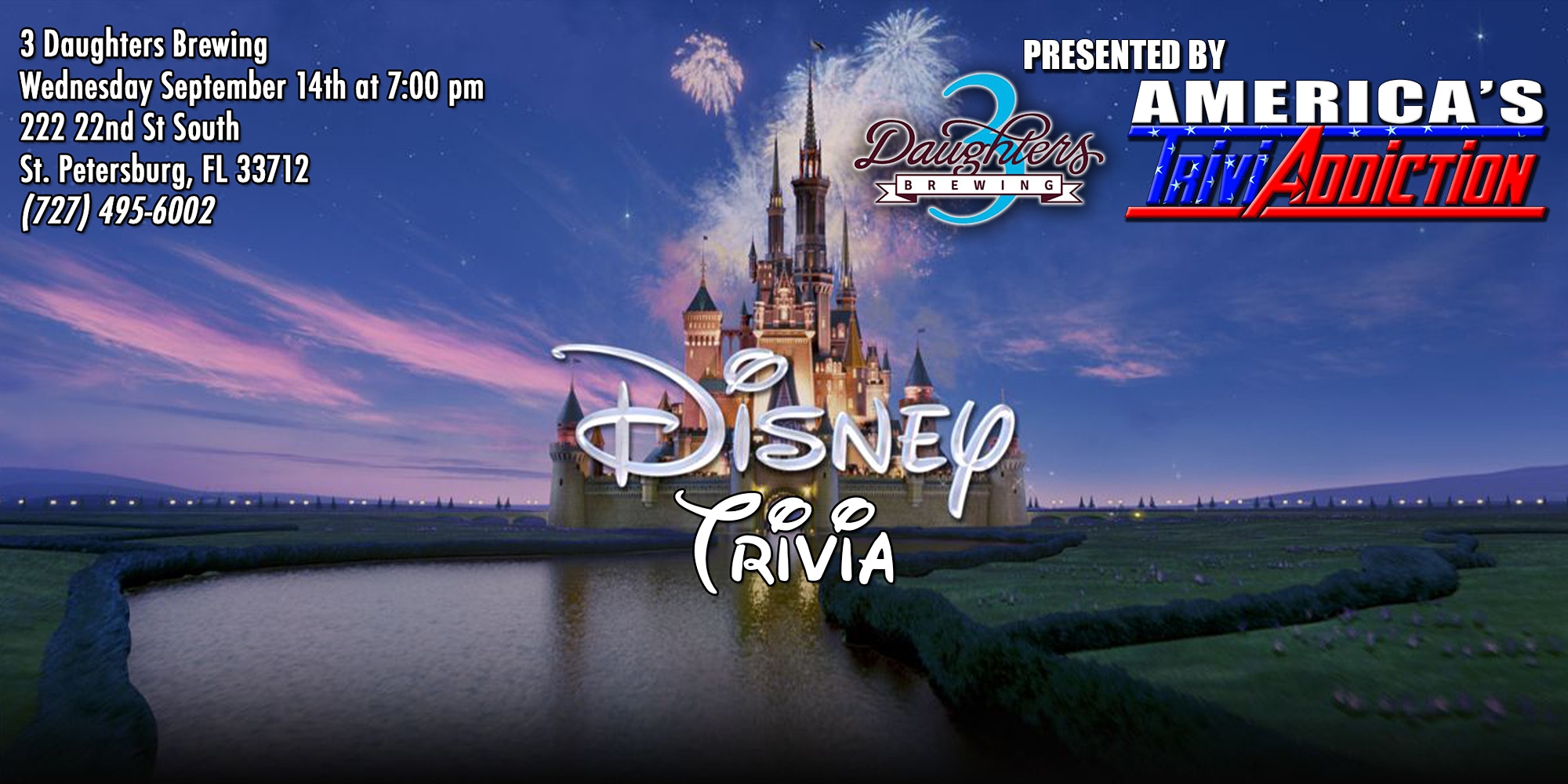 Disney Themed Trivia – ONE TICKET PER TEAM