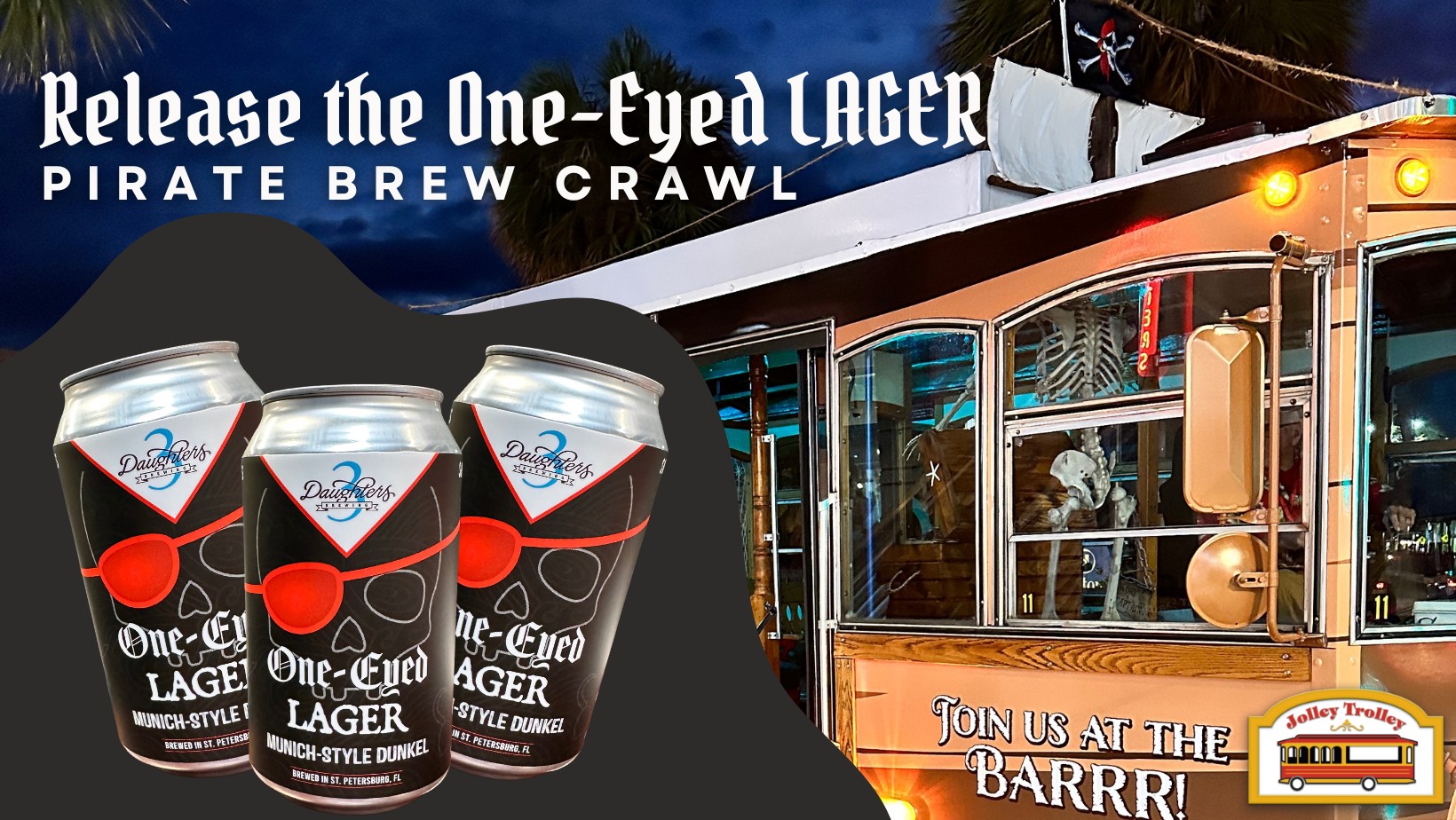 Release the One-Eyed Lager Pirate Brew Crawl!