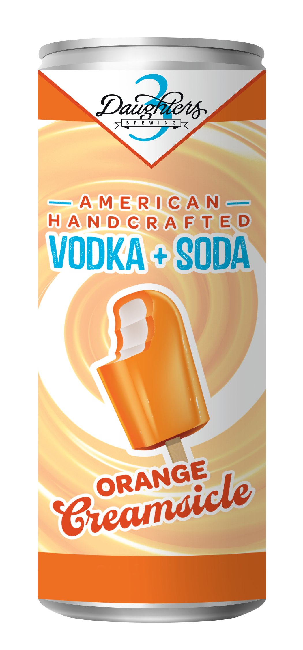 American Handcrafted Creamsicle Vodka+Soda