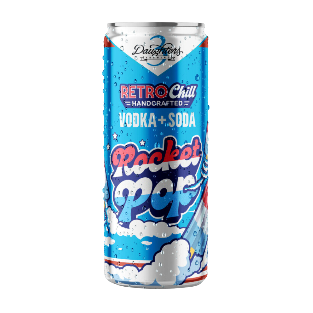 RetroChill Handcrafted Vodka+Soda Rocket Pop